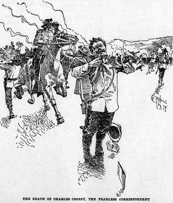 the death of charles crosby, the fearless correspondent