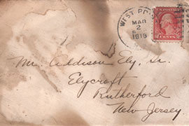 Hiram B. Ely Sr and Addison Ely 1916 - A Letter Home