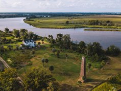 Butler Island aerial view 2